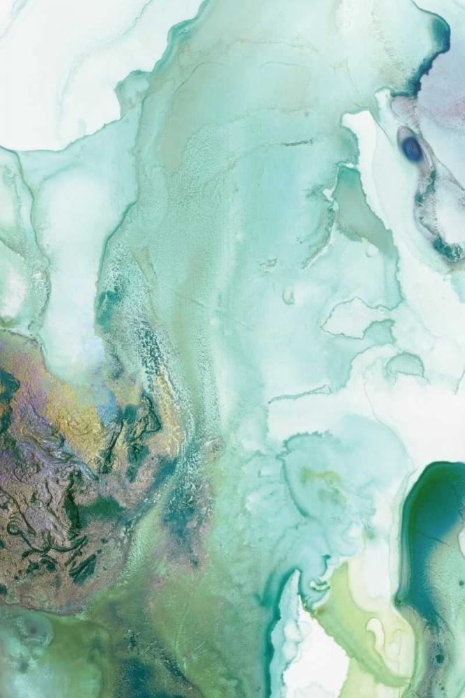 Mint Bubbles III art print by PI Studio for $57.95 CAD