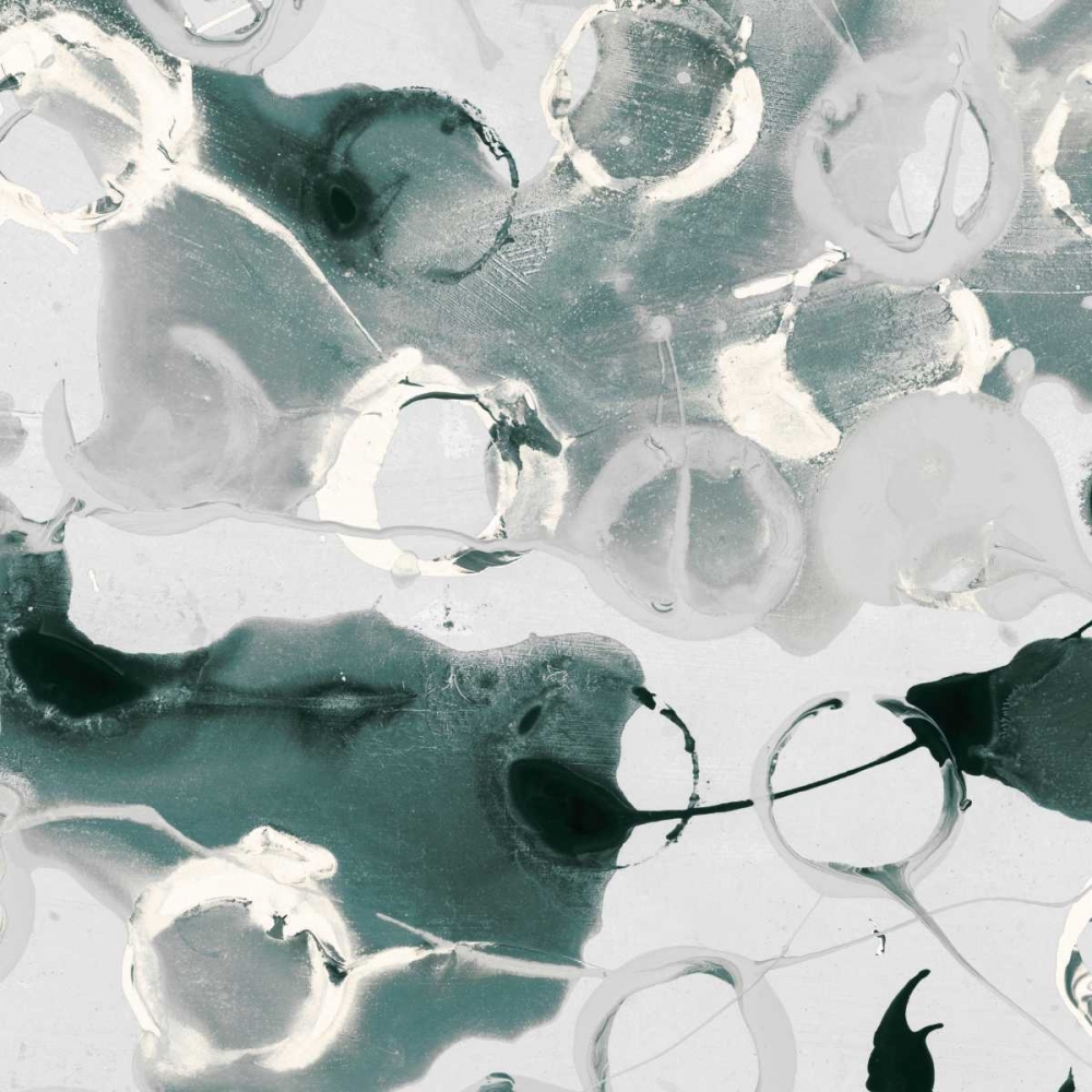 Teal Spatter I art print by PI Studio for $57.95 CAD