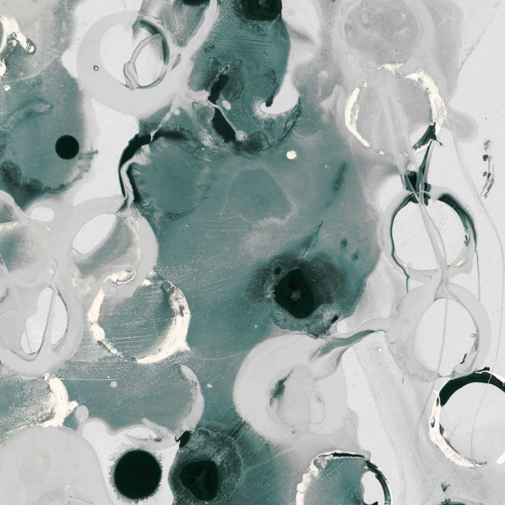 Teal Spatter IV art print by PI Studio for $57.95 CAD