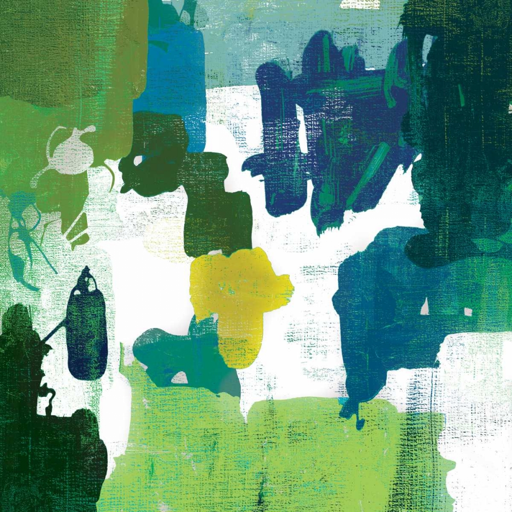 Block Paint I Green Version art print by PI Studio for $57.95 CAD