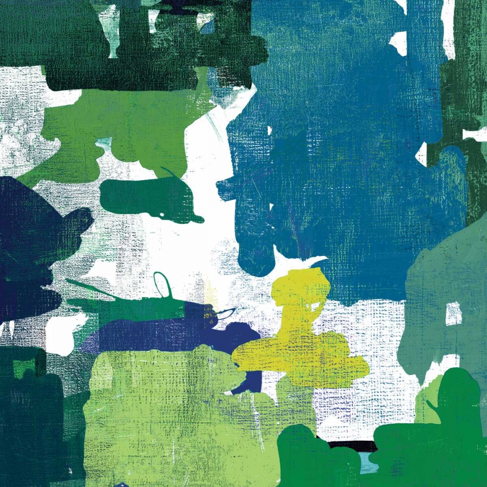 Block Paint II Green Version art print by PI Studio for $57.95 CAD