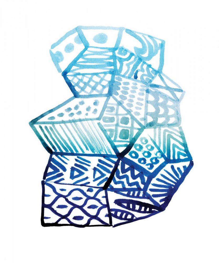 Ombre Locking II art print by PI Studio for $57.95 CAD