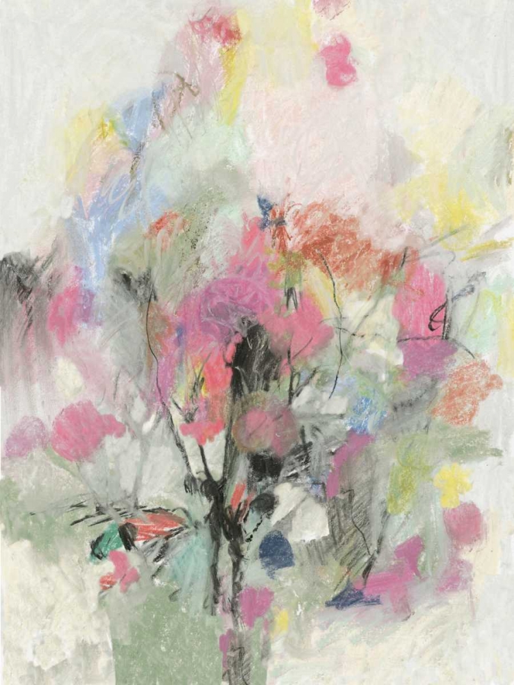 Pastel Floral I art print by PI Studio for $57.95 CAD