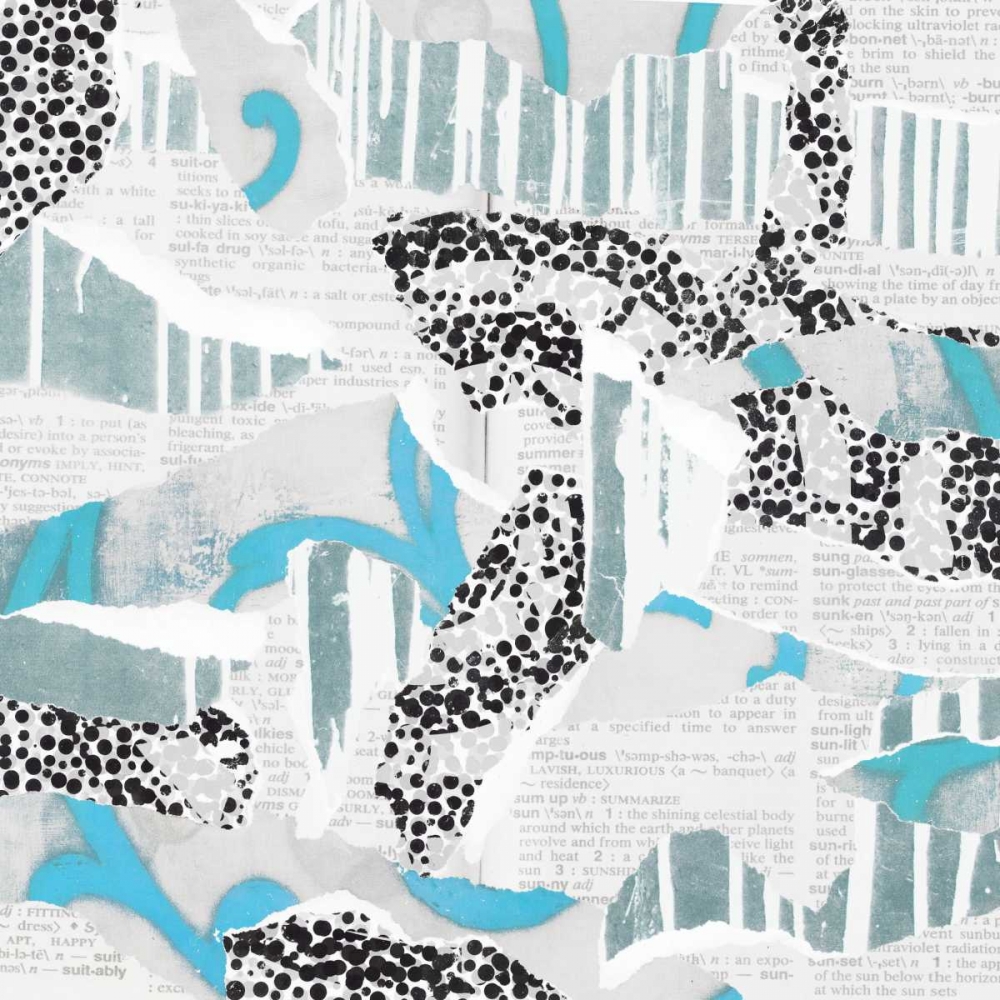 Ripped Collage art print by PI Studio for $57.95 CAD
