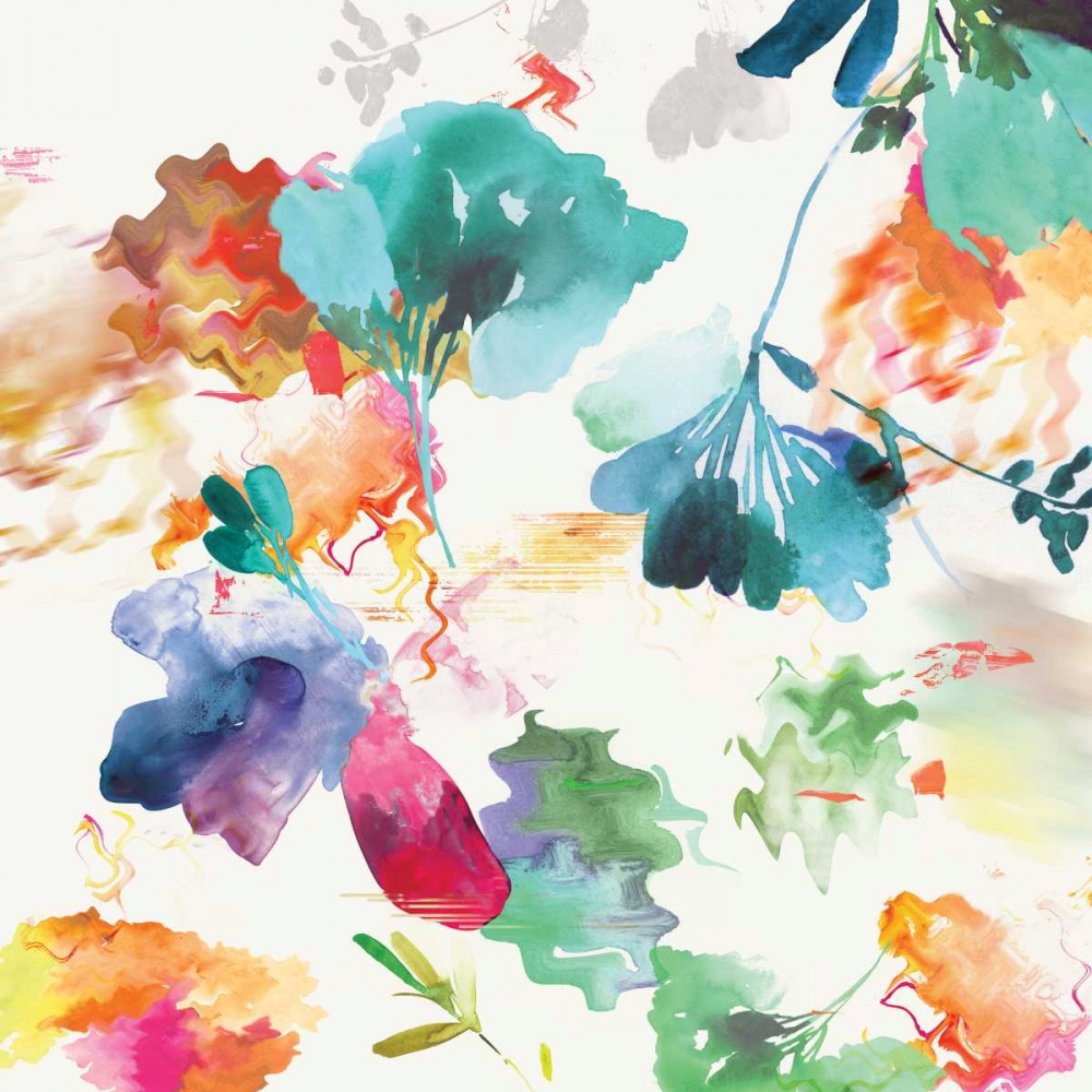 Glitchy Floral I art print by PI Studio for $57.95 CAD