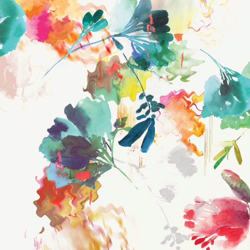 Glitchy Floral II art print by PI Studio for $57.95 CAD