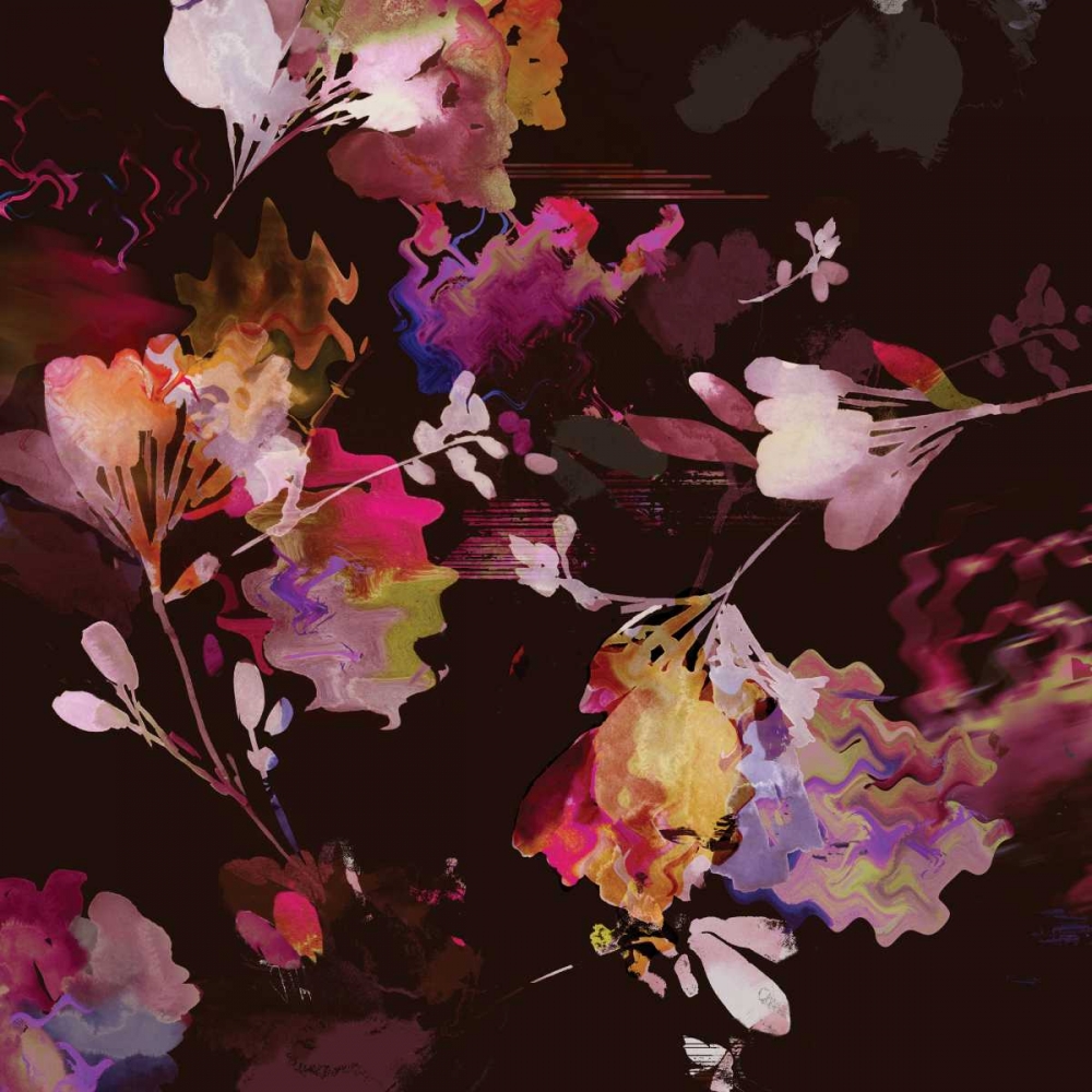 Glitchy Floral III art print by PI Studio for $57.95 CAD