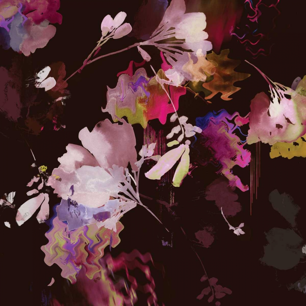 Glitchy Floral IV art print by PI Studio for $57.95 CAD