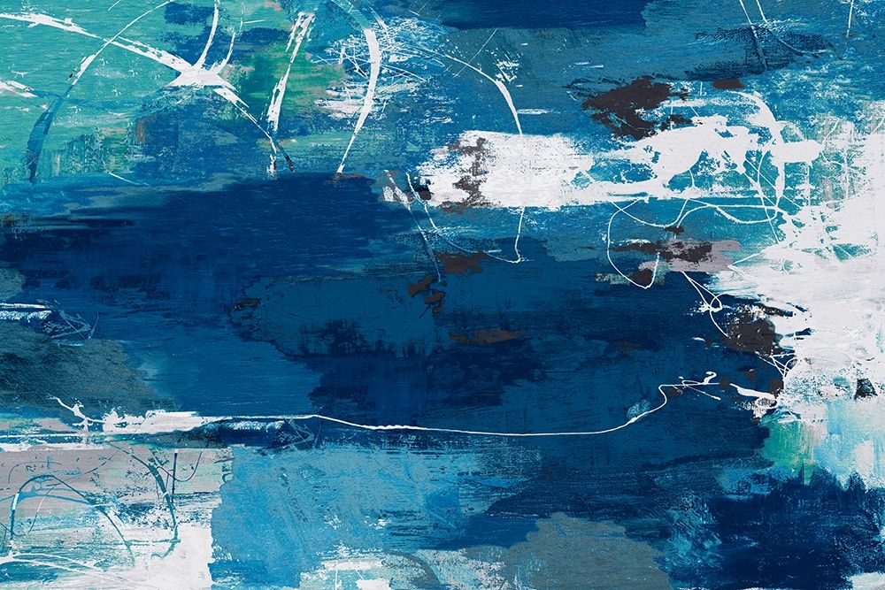 Blue Abstractions art print by PI Gallerie for $57.95 CAD