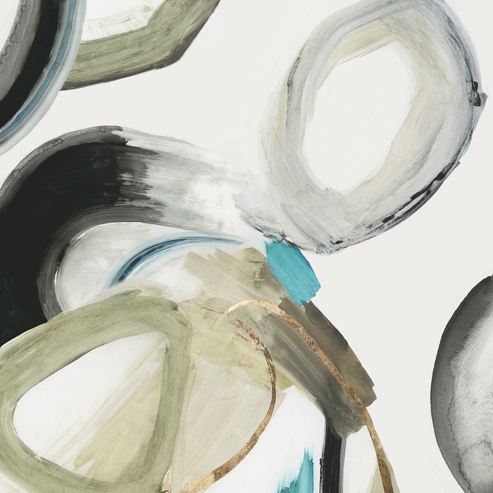 Rings and Lines I art print by PI Studio for $57.95 CAD