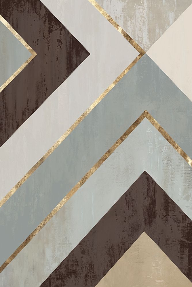 Golden Lines II art print by PI Studio for $57.95 CAD