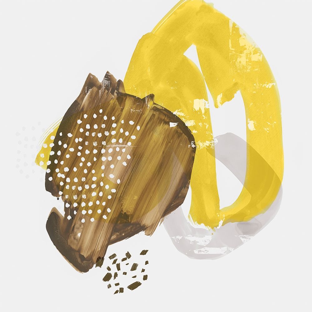 Painted Yellow I art print by PI Studio for $57.95 CAD