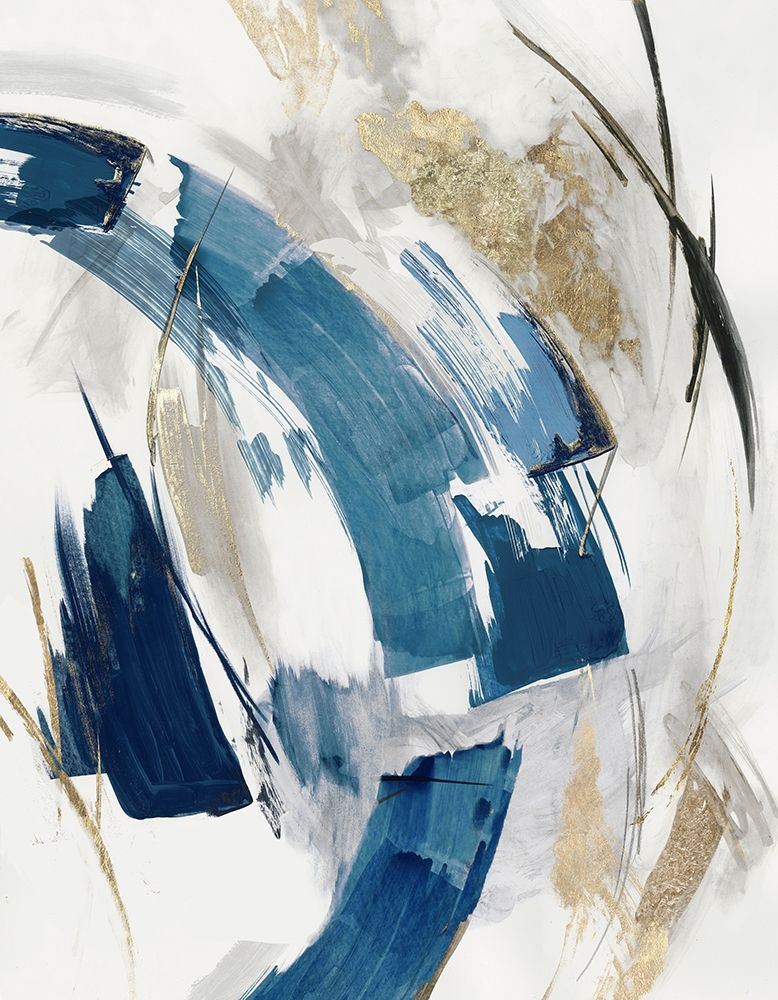 Indigo Crescent II art print by PI Studio for $57.95 CAD