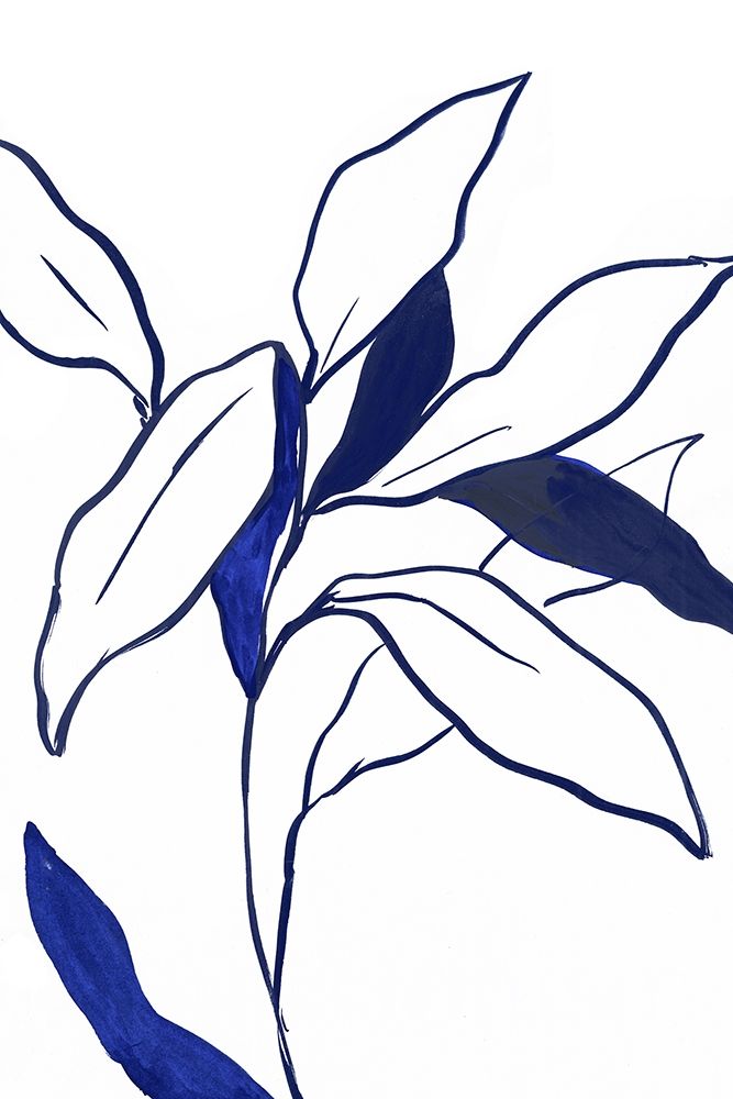 Indigo Lilly art print by PI Studio for $57.95 CAD