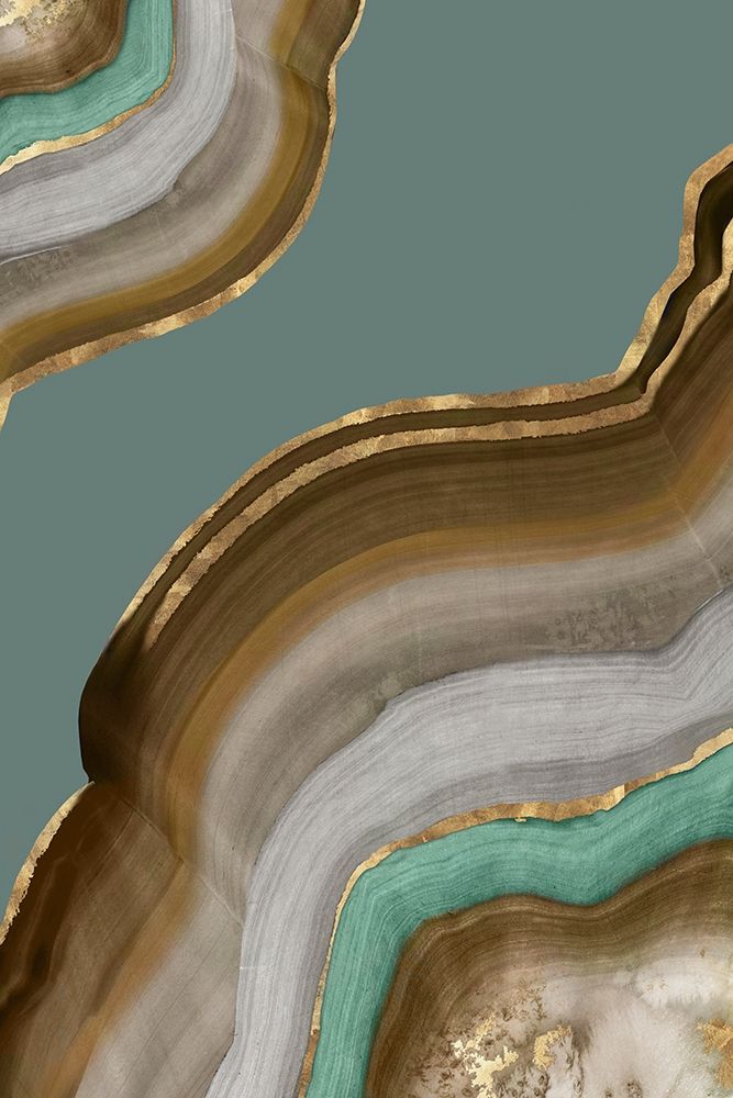 Agate Earth Tones I art print by PI Studio for $57.95 CAD