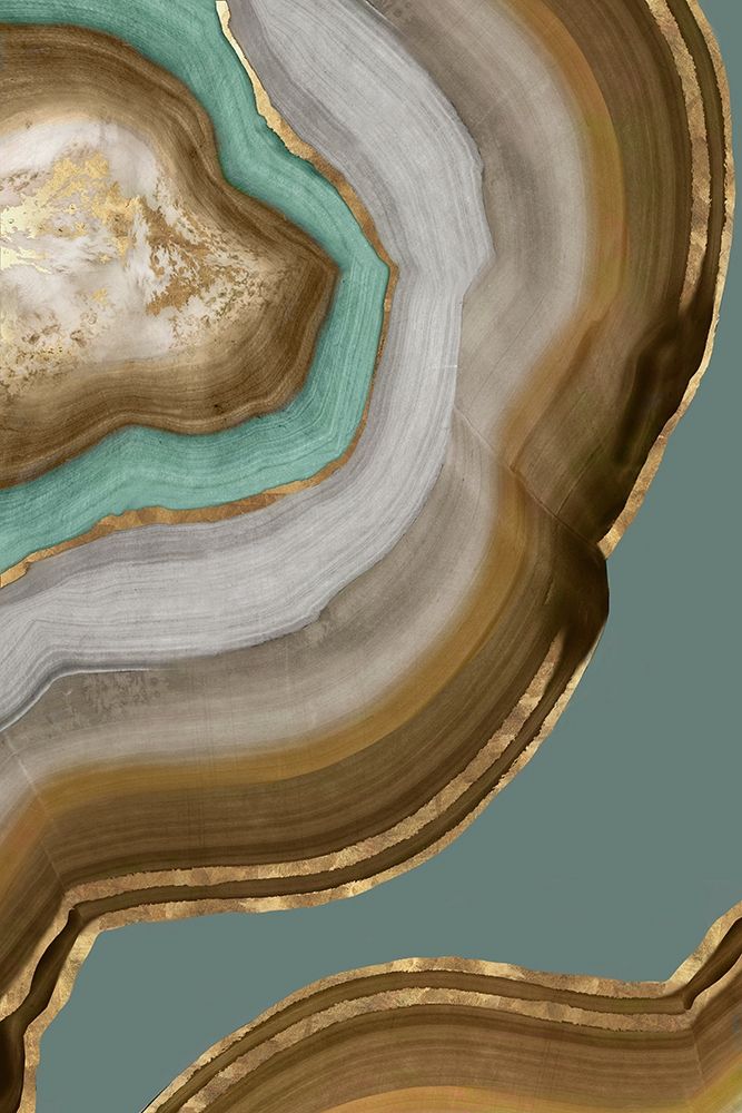 Agate Earth Tones II art print by PI Studio for $57.95 CAD
