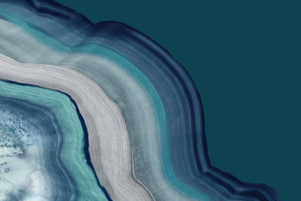 Agate Deep Blue Sea art print by PI Studio for $57.95 CAD