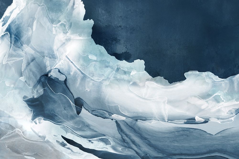 Wave of Blue Ice art print by PI Studio for $57.95 CAD