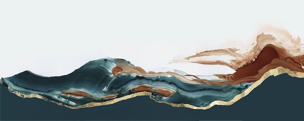 Waves of Blue art print by PI Studio for $57.95 CAD
