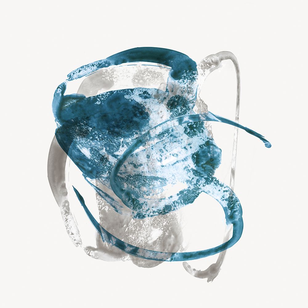 Shapes of Blue II art print by PI Studio for $57.95 CAD