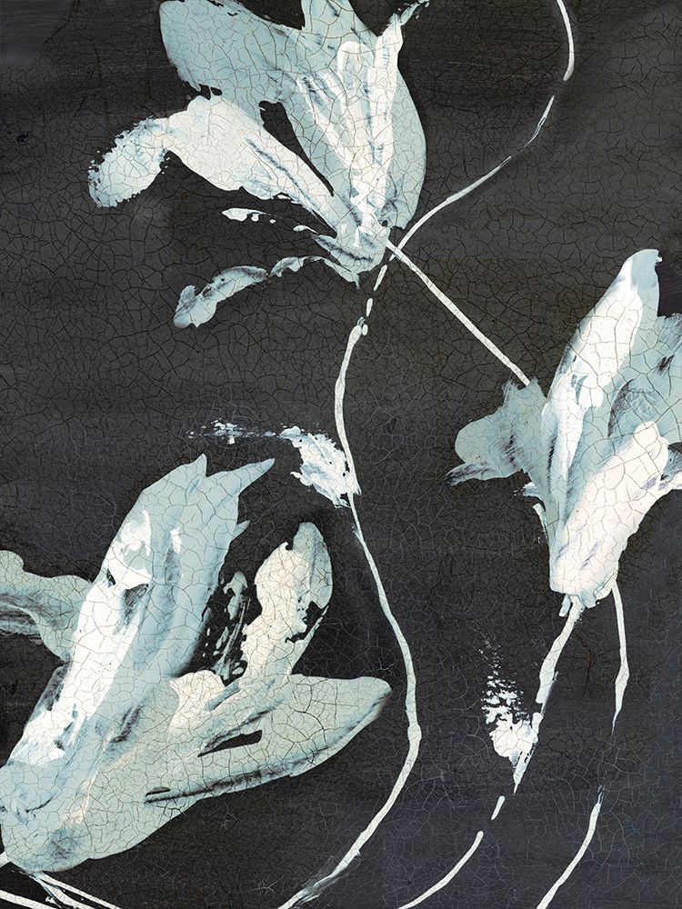 Blue Flora I art print by PI Studio for $57.95 CAD
