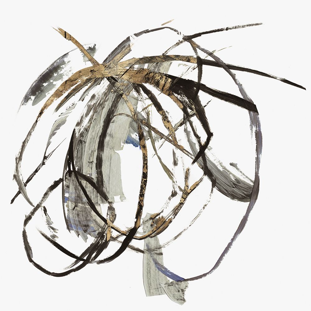 Gestural Gold II art print by PI Studio for $57.95 CAD