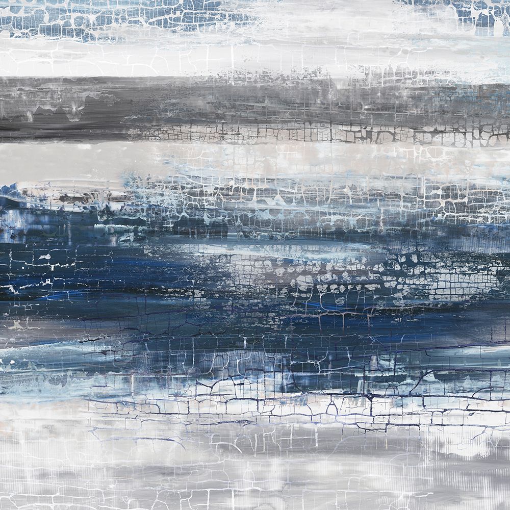 Navy Stripes I art print by PI Studio for $57.95 CAD