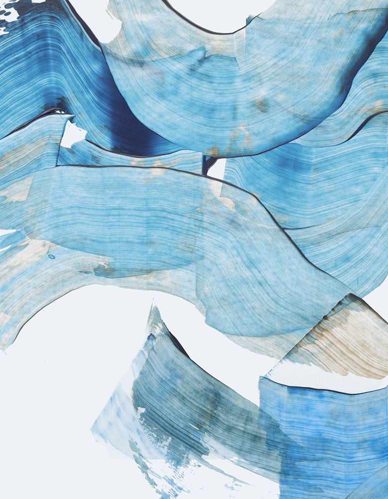 Blue Stroke I art print by PI Studio for $57.95 CAD