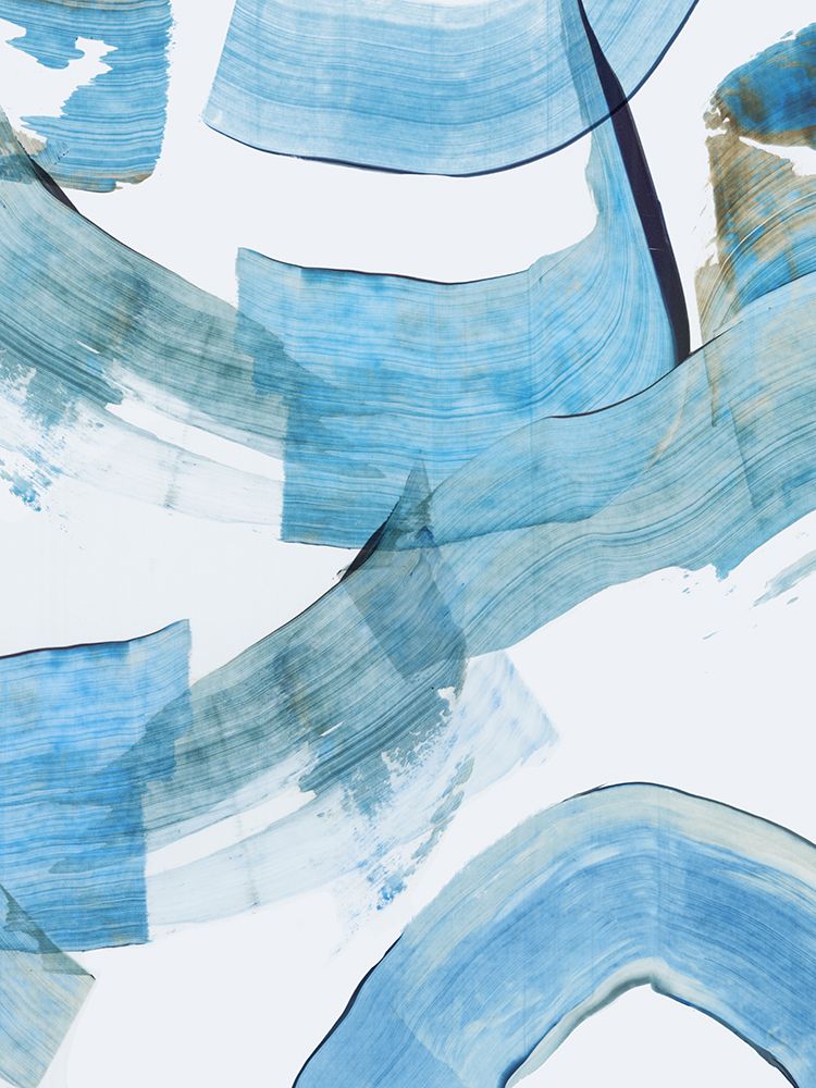 Blue Stroke II art print by PI Studio for $57.95 CAD