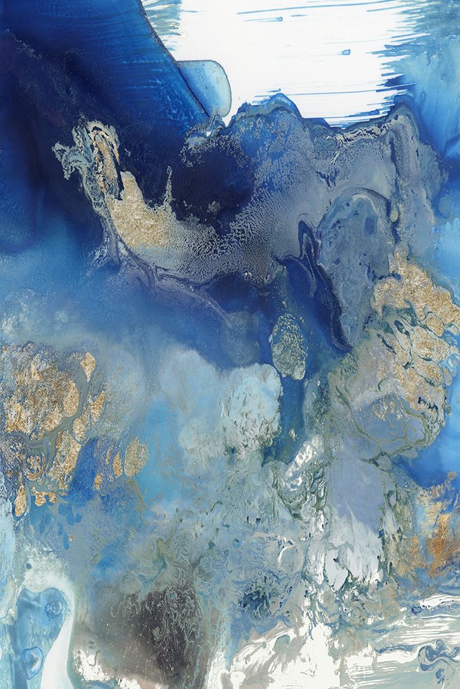 Merging Blue II art print by PI Studio for $57.95 CAD