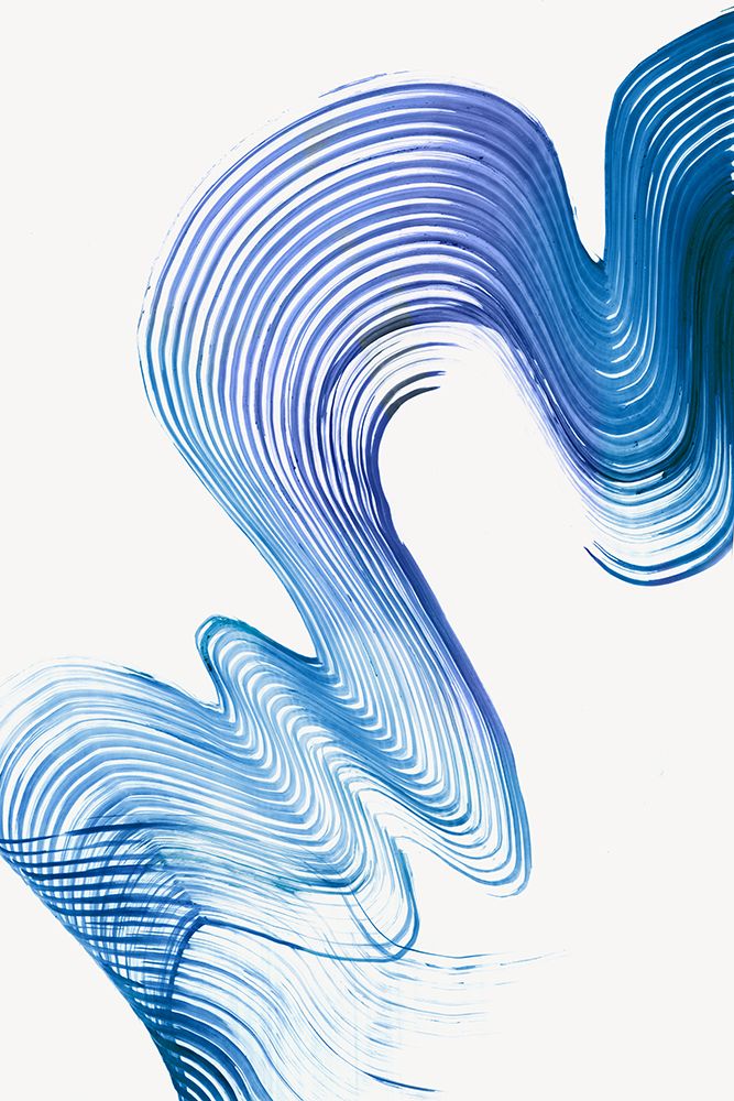 Blue Swag I art print by PI Studio for $57.95 CAD