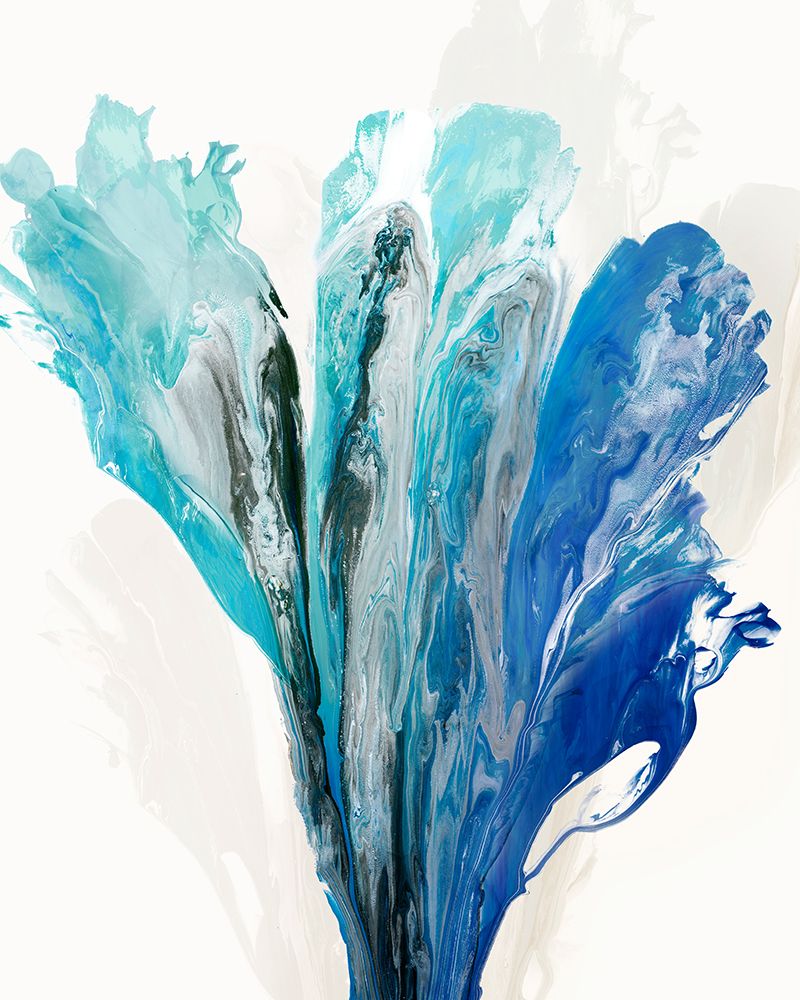 Blue Paint Fan I art print by PI Studio for $57.95 CAD