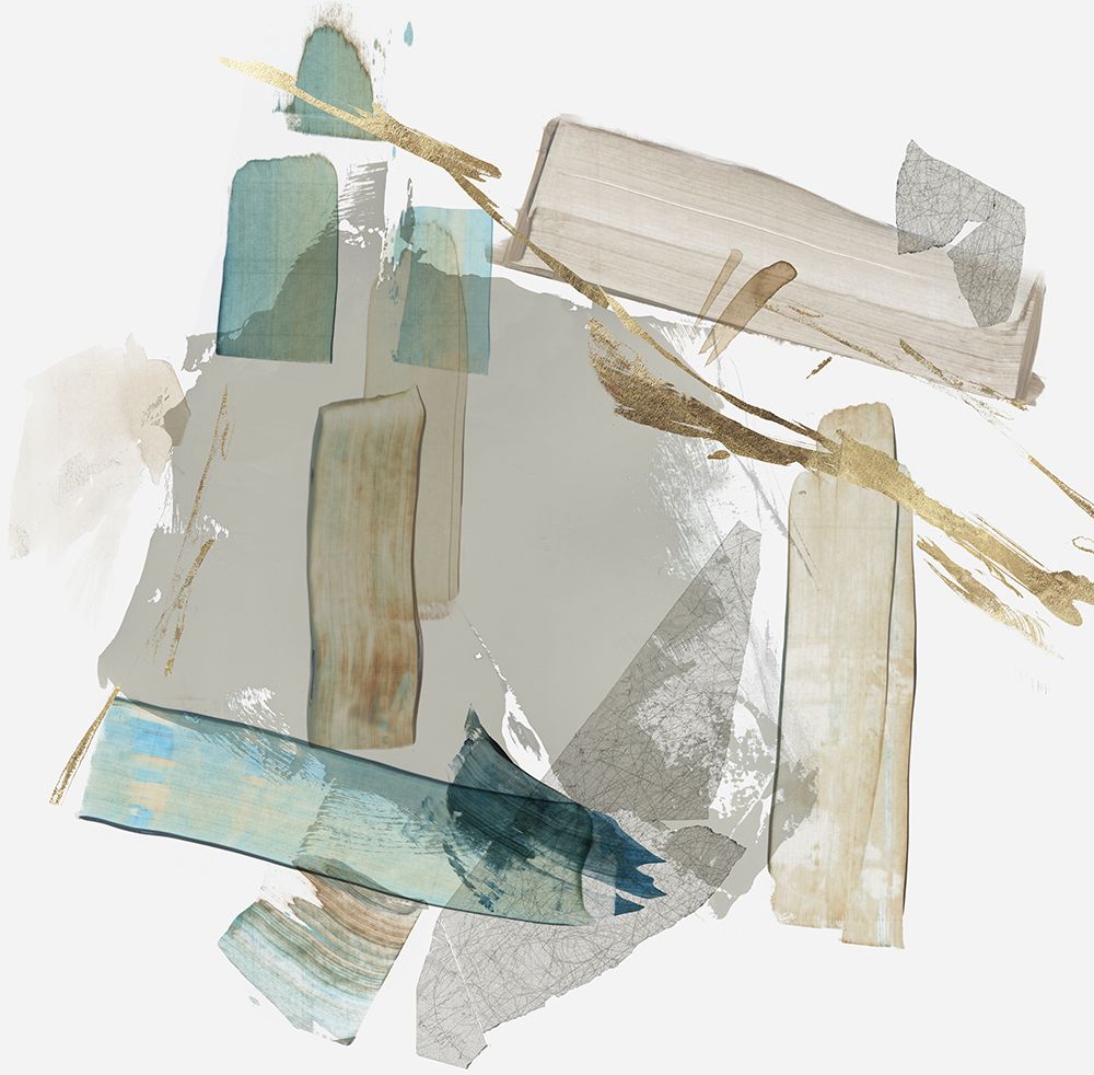 Blue Rectangle Cluster I art print by PI Studio for $57.95 CAD