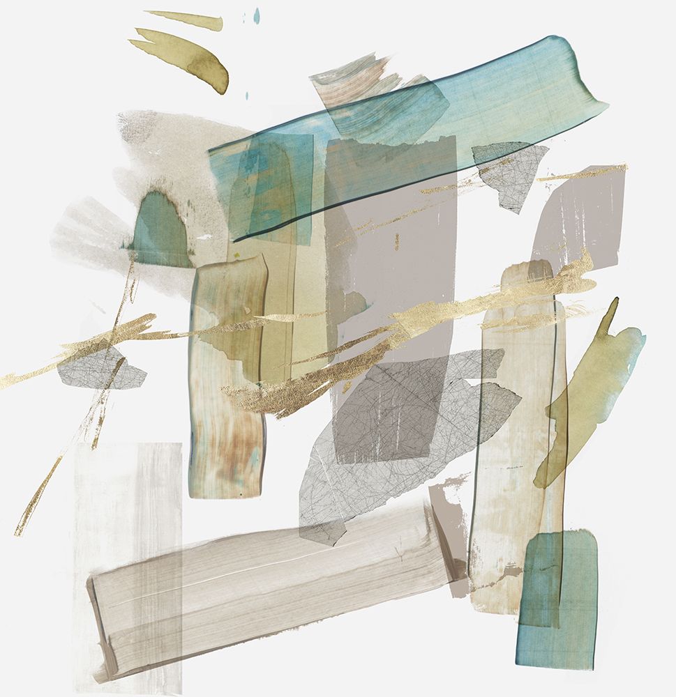 Blue Rectangle Cluster II art print by PI Studio for $57.95 CAD