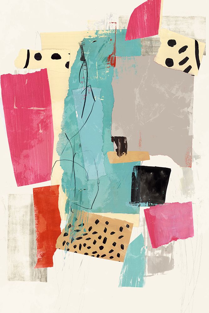 Colourful Collage I art print by PI Studio for $57.95 CAD