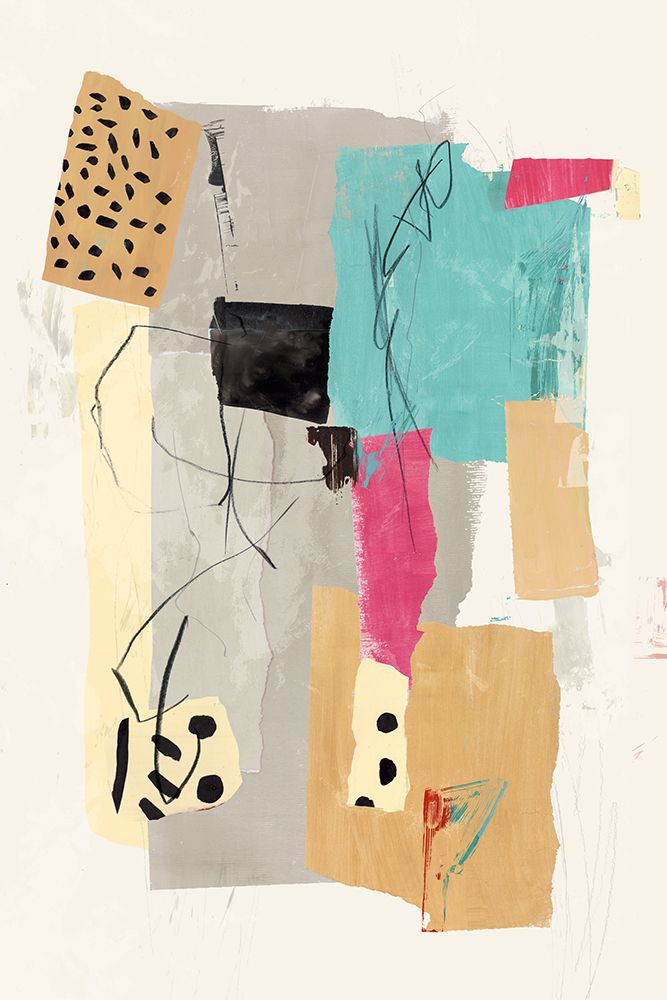 Colourful Collage II art print by PI Studio for $57.95 CAD