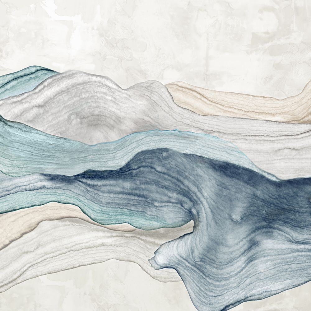Blue Mountain Flow I art print by PI Studio for $57.95 CAD