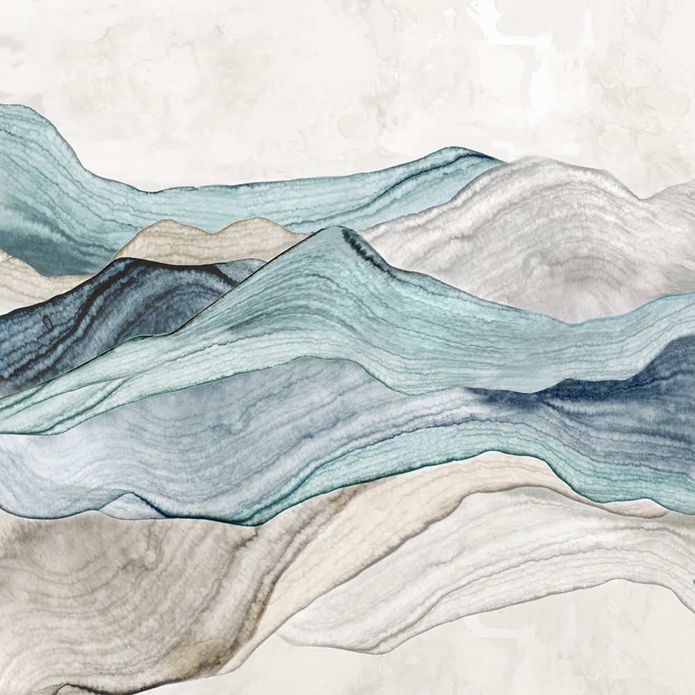 Blue Mountain Flow II art print by PI Studio for $57.95 CAD