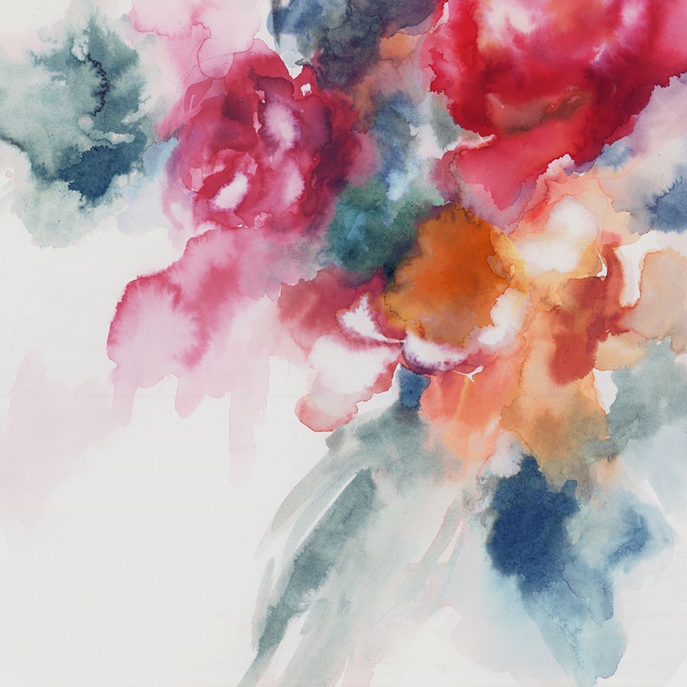 Rose Bouquet II art print by PI Studio for $57.95 CAD