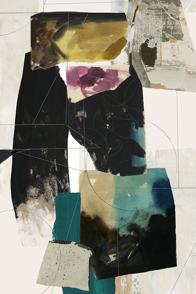 Teal Composition II art print by PI Studio for $57.95 CAD