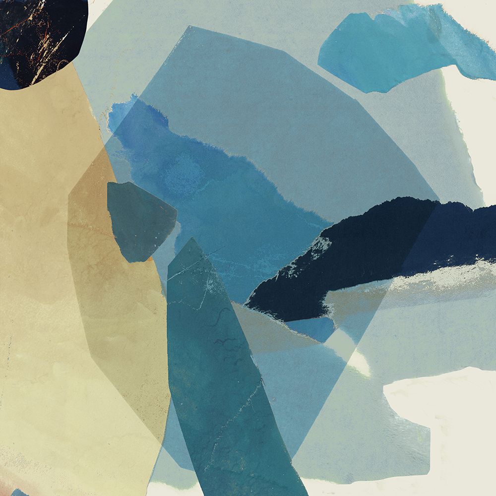 Blue Tissue Paper I art print by PI Studio for $57.95 CAD