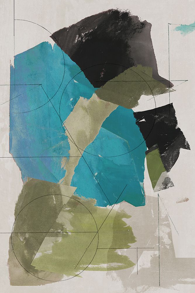 Accent of Blue II art print by PI Studio for $57.95 CAD