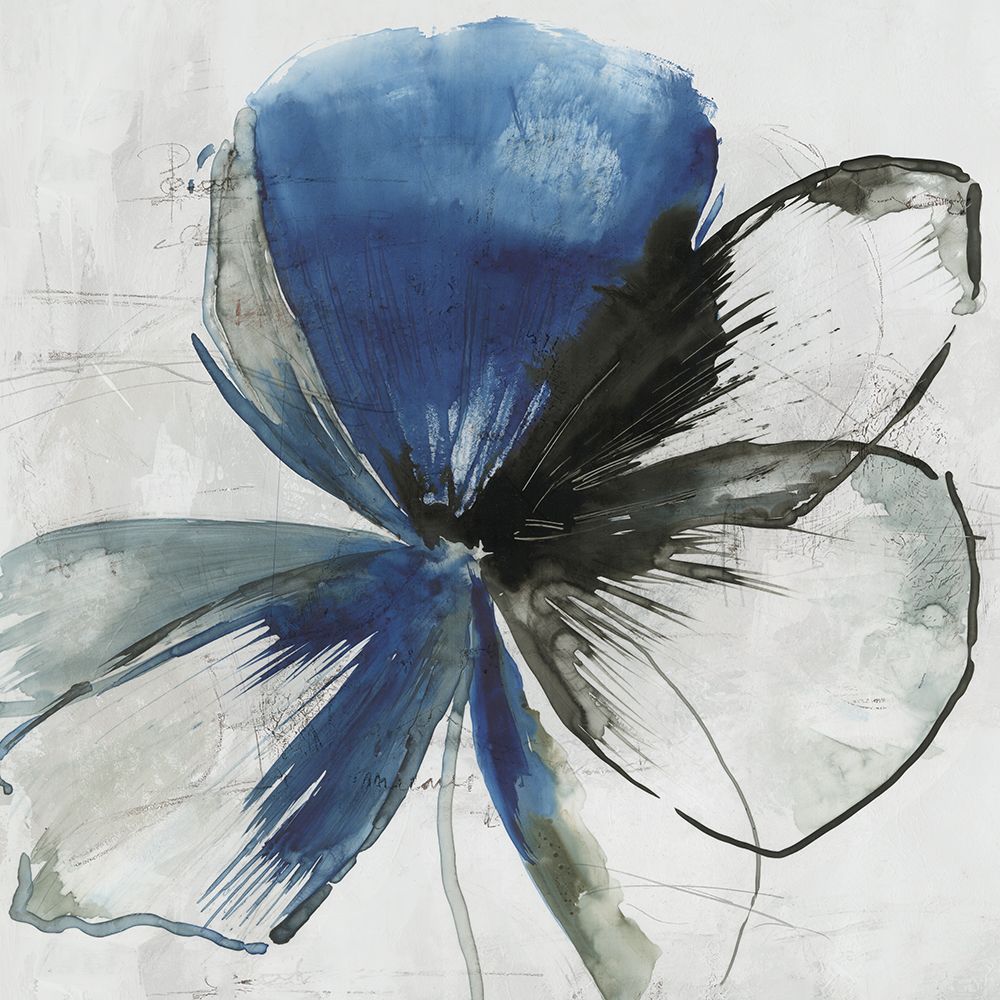 Inky Flower I art print by PI Studio for $57.95 CAD
