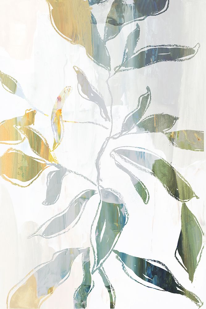 Growing Green Leaves I art print by PI Studio for $57.95 CAD