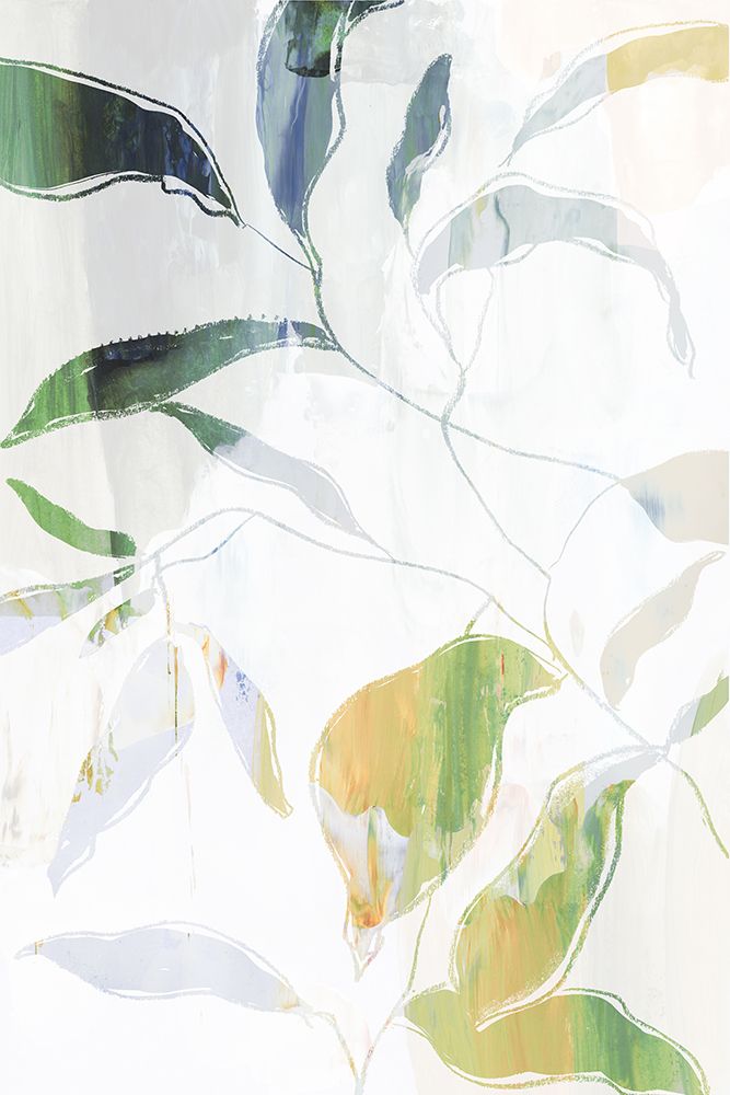 Growing Green Leaves II art print by PI Studio for $57.95 CAD