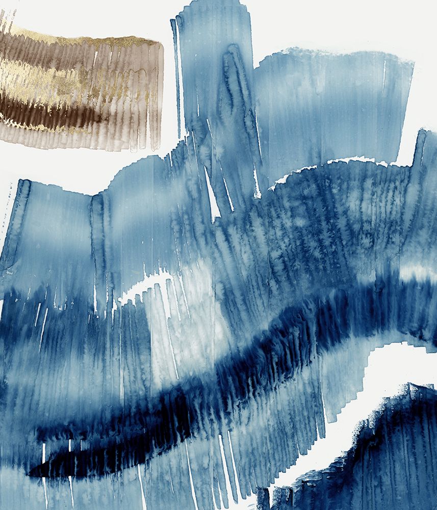 Lines of Blue II art print by PI Studio for $57.95 CAD