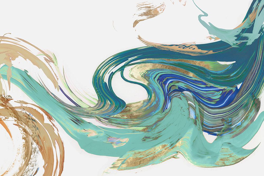 Teal Marble art print by PI Studio for $57.95 CAD