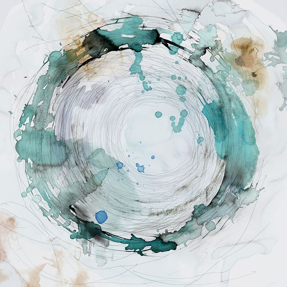 Circle Splash I art print by PI Studio for $57.95 CAD