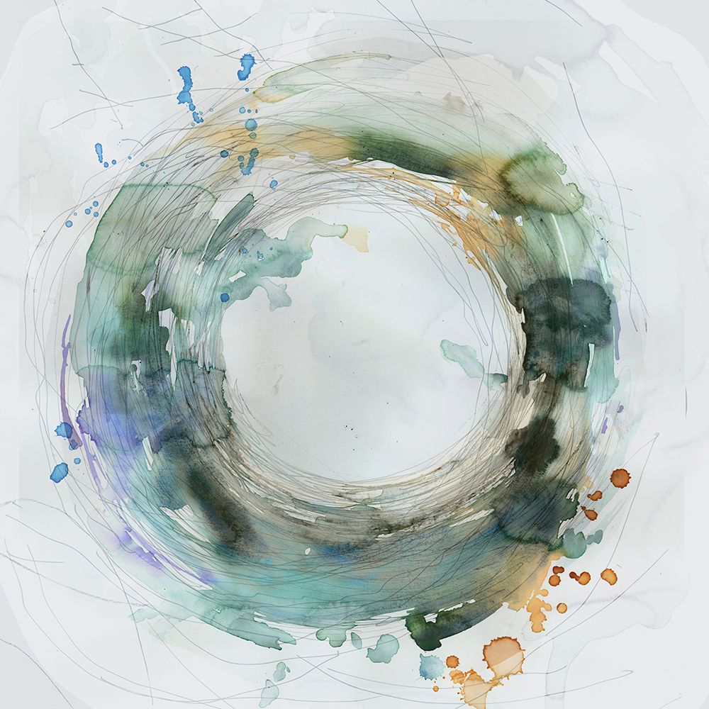 Circle Splash II art print by PI Studio for $57.95 CAD
