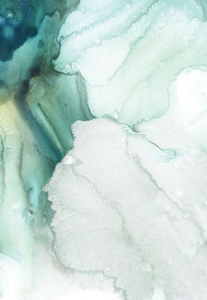 Folding Teal Sheer I art print by PI Studio for $57.95 CAD